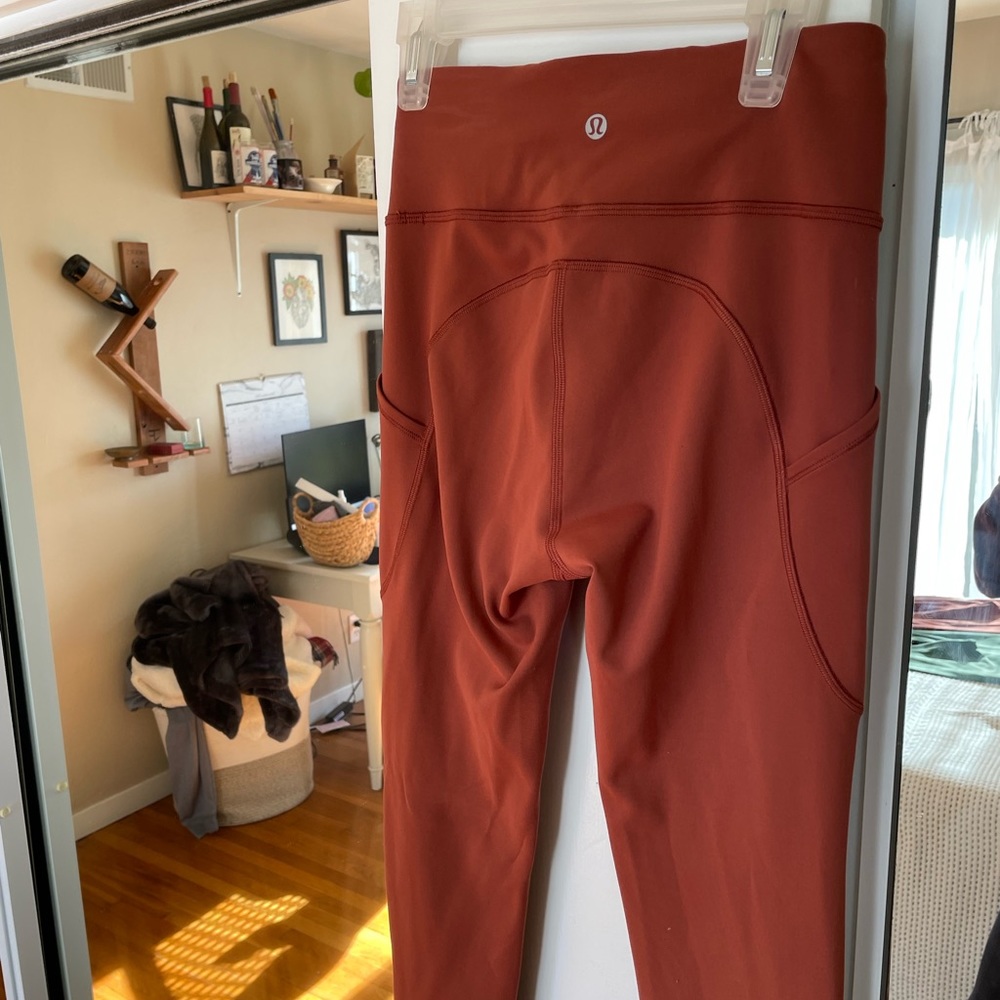 Terracotta invigorate leggings | size 4